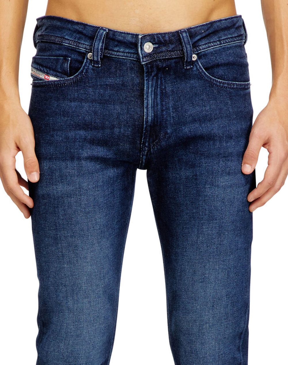 Diesel 1979 Sleenker L 32 Trousers A035940Adbf-01 Denimblue ανδρικά ρούχα παντελόνια Jeans Politikos Shop Πολιτικός