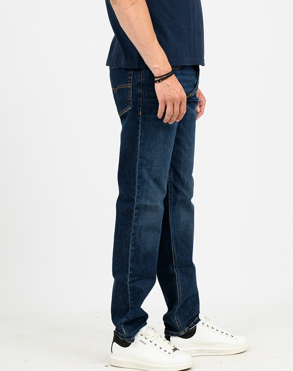 Diesel 2023 D-Finitive L 34 Trousers A102310Adbg-01 Denimdarkblue ανδρικά ρούχα παντελόνια Jeans Politikos Shop Πολιτικός