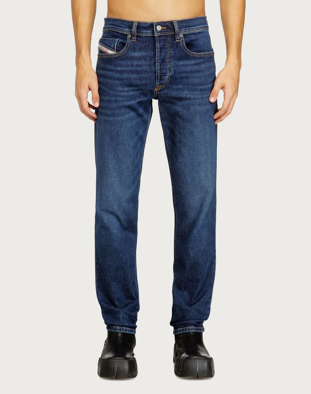 DIESEL 2023 D-FINITIVE L.32 TROUSERS A102290ADBG-01 DenimBlue