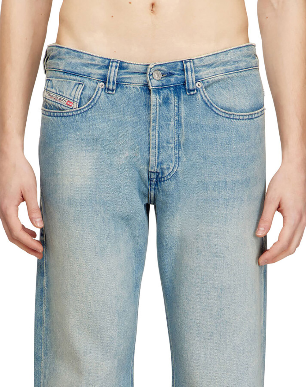 Diesel 1980 D-Eeper L 32 Trousers A157950Bebf-01 Denimlightblue ανδρικά ρούχα παντελόνια Jeans Politikos Shop Πολιτικός