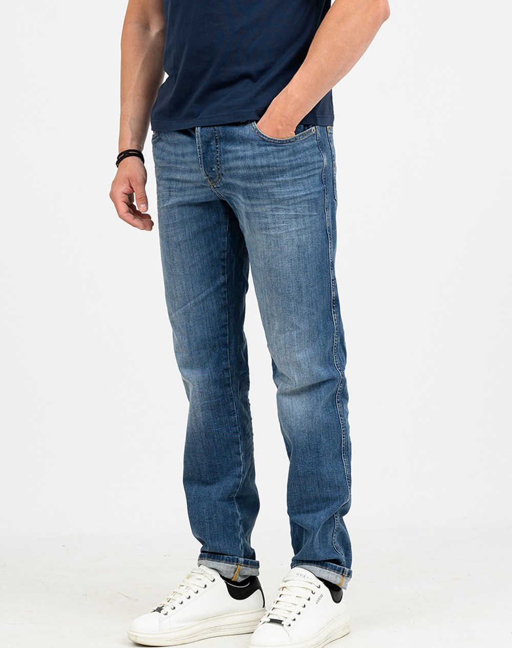 DIESEL 1993 D-VYL L.34 TROUSERS A157990KIAL-01 DenimBlue
