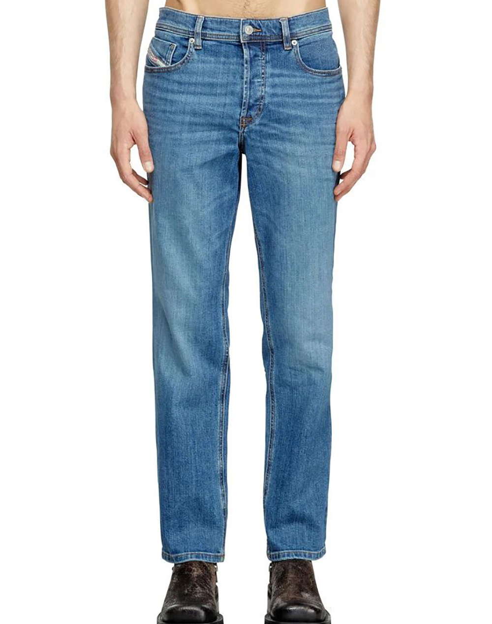 DIESEL 2023 D-FINITIVE L.32 TROUSERS A102290KIAL-01 DenimLightBlue