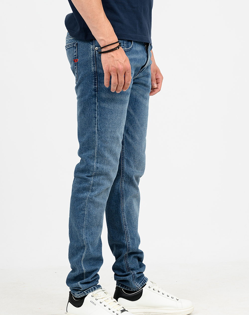 Diesel 1979 Sleenker L 34 Trousers A035960Bebi-01 Denimblue ανδρικά ρούχα παντελόνια Jeans Politikos Shop Πολιτικός