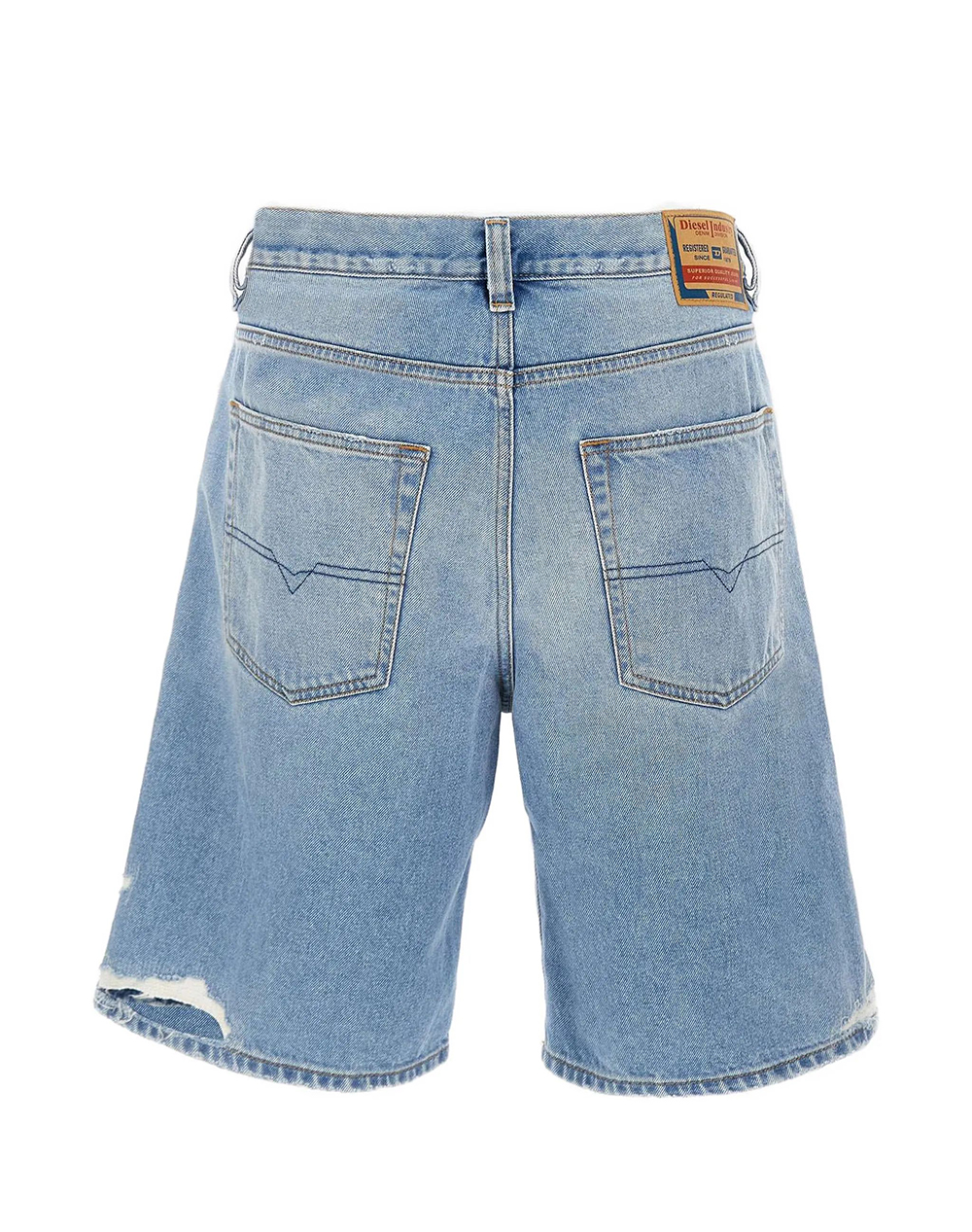 DIESEL REGULAR-SHORT SHORTS A06430007DM-01 DenimLightBlue φωτογραφία