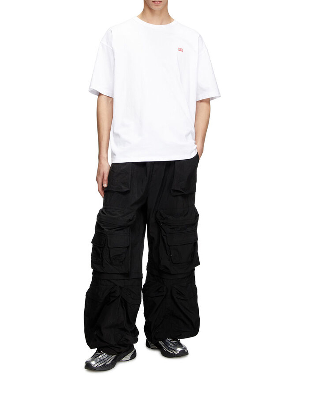 DIESEL T-BOXT-R30 T-SHIRT A164000QIAM-100 White φωτογραφία