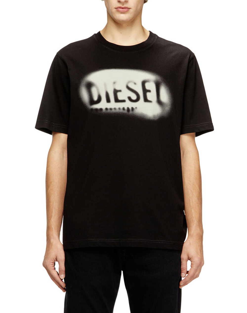 DIESEL T-ADJUST-V2 T-SHIRT A199710QIAM-9XX Black