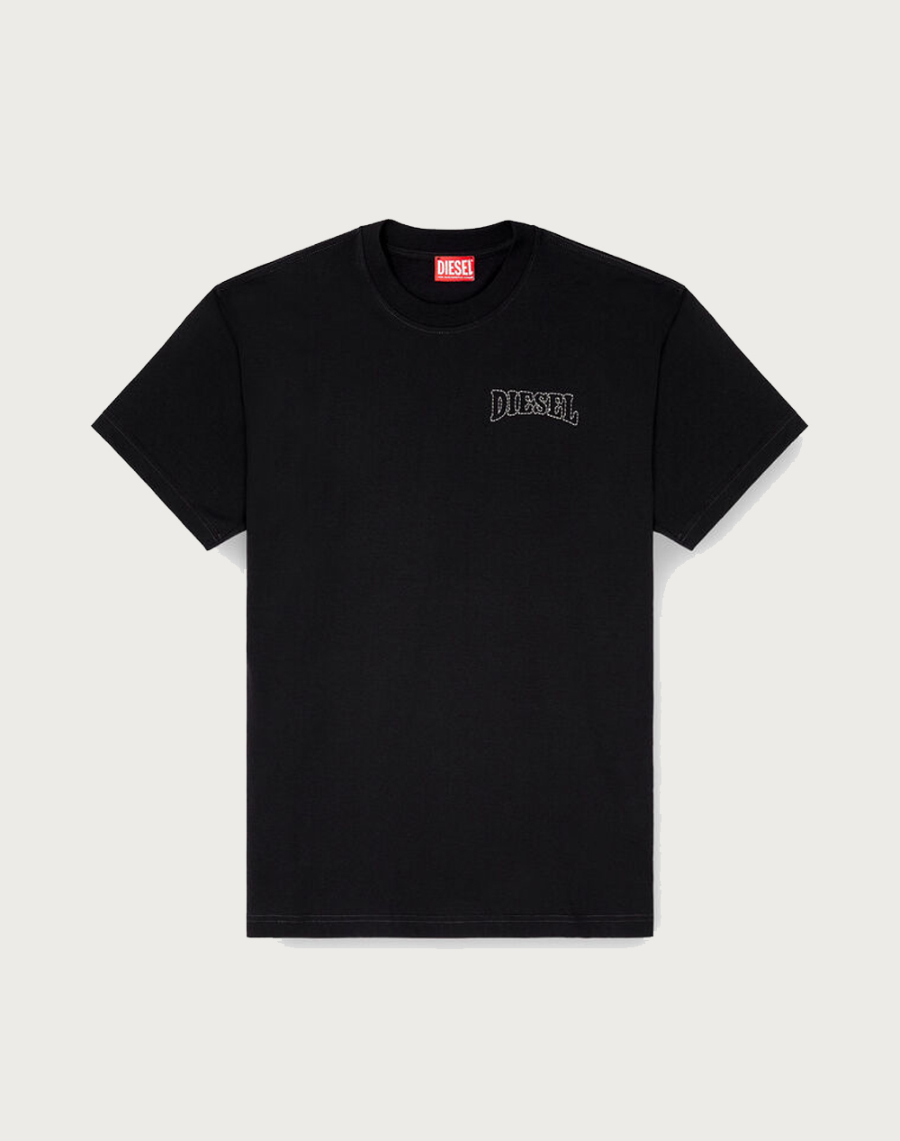 Diesel T-Norm-V16 T-Shirt A220060Plat-9Xx Black ανδρικά ρούχα μπλούζες Politikos Shop Πολιτικός
