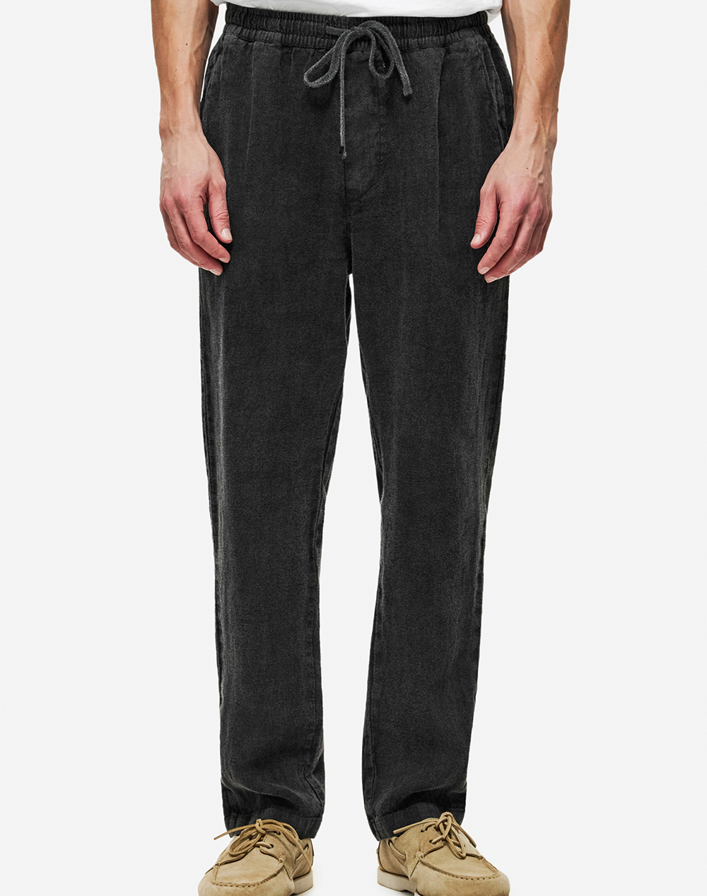 DIRTY LAUNDRY LINEN PANTS DLMP000139-VINTAGE BLACK JetBlack