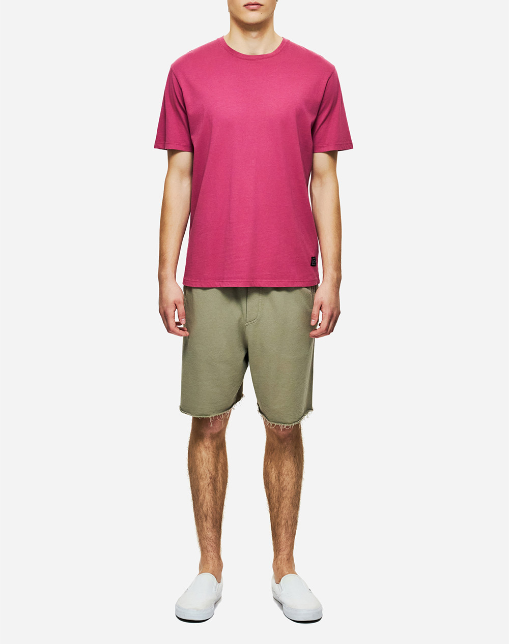 Dirty Laundry Raw Edges Sweatbermuda Dlmsb000097-Taupe Khaki ανδρικά αθλητικά ρούχα Σορτς Βερμουδα Politikos Shop Πολιτικός