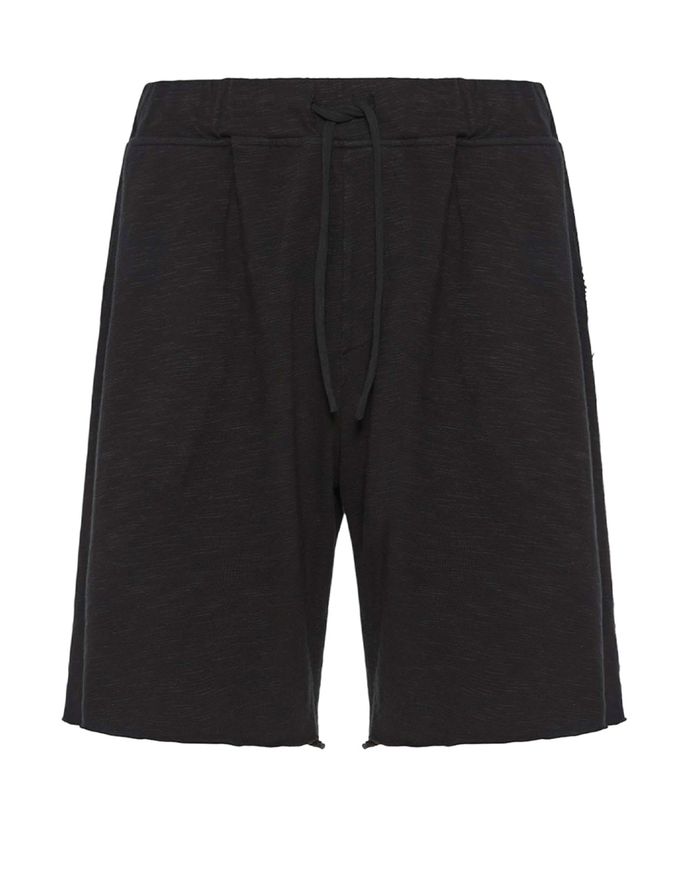 DIRTY LAUNDRY SWEATBERMUDA WITH RAW EDGES DLMSB000100-BLACK Black