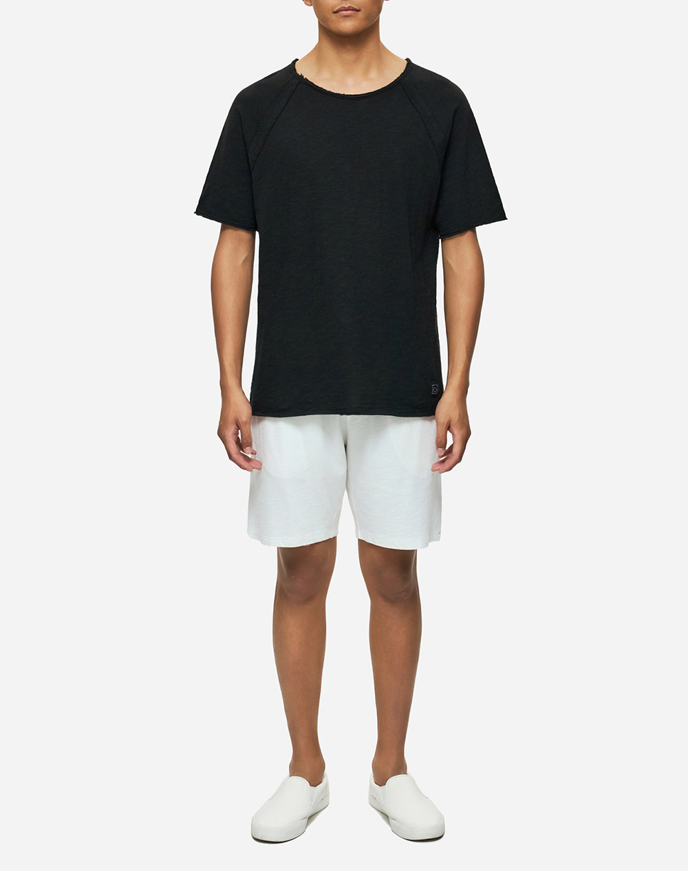 Dirty Laundry Piquet Chino Sweatbermuda Dlmsb000102-White White ανδρικά αθλητικά ρούχα Σορτς Βερμουδα Politikos Shop Πολιτικός
