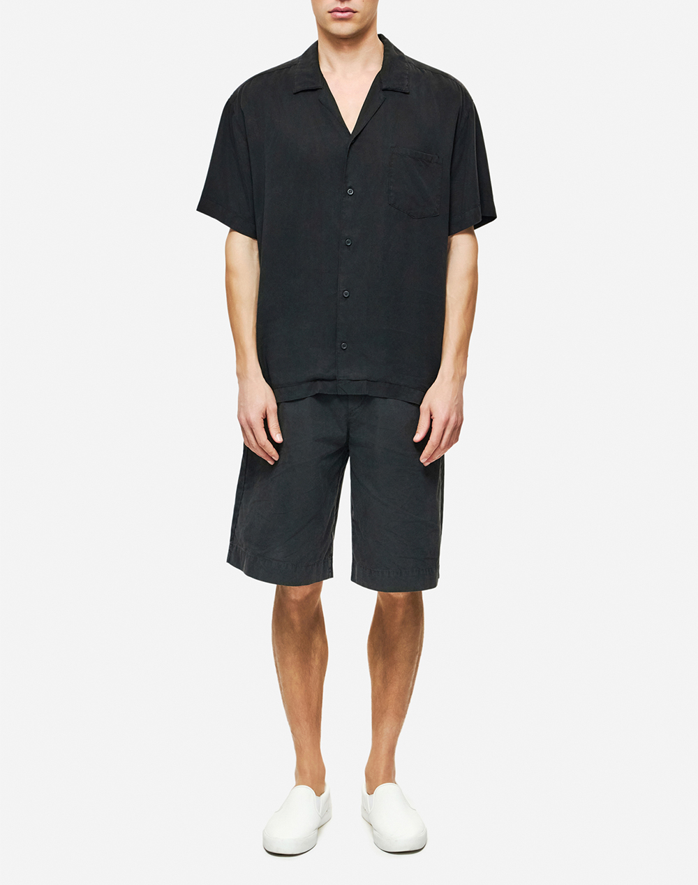 Dirty Laundry Lightweight Byron Shirt Dlms000127-Black Black ανδρικά ρούχα πουκάμισα Politikos Shop Πολιτικός