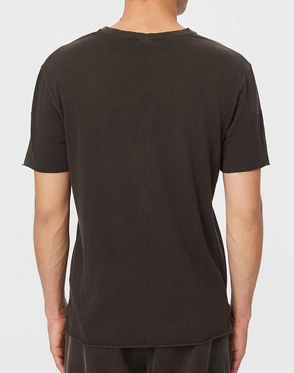 DIRTY LAUNDRY OPEN STITCHES T-SHIRT DLMT000656-VINTAGE BLACK JetBlack φωτογραφία