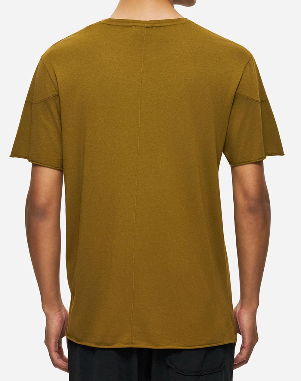 DIRTY LAUNDRY OPEN STITCHES T-SHIRT DLMT000656-OLIVE Olive φωτογραφία