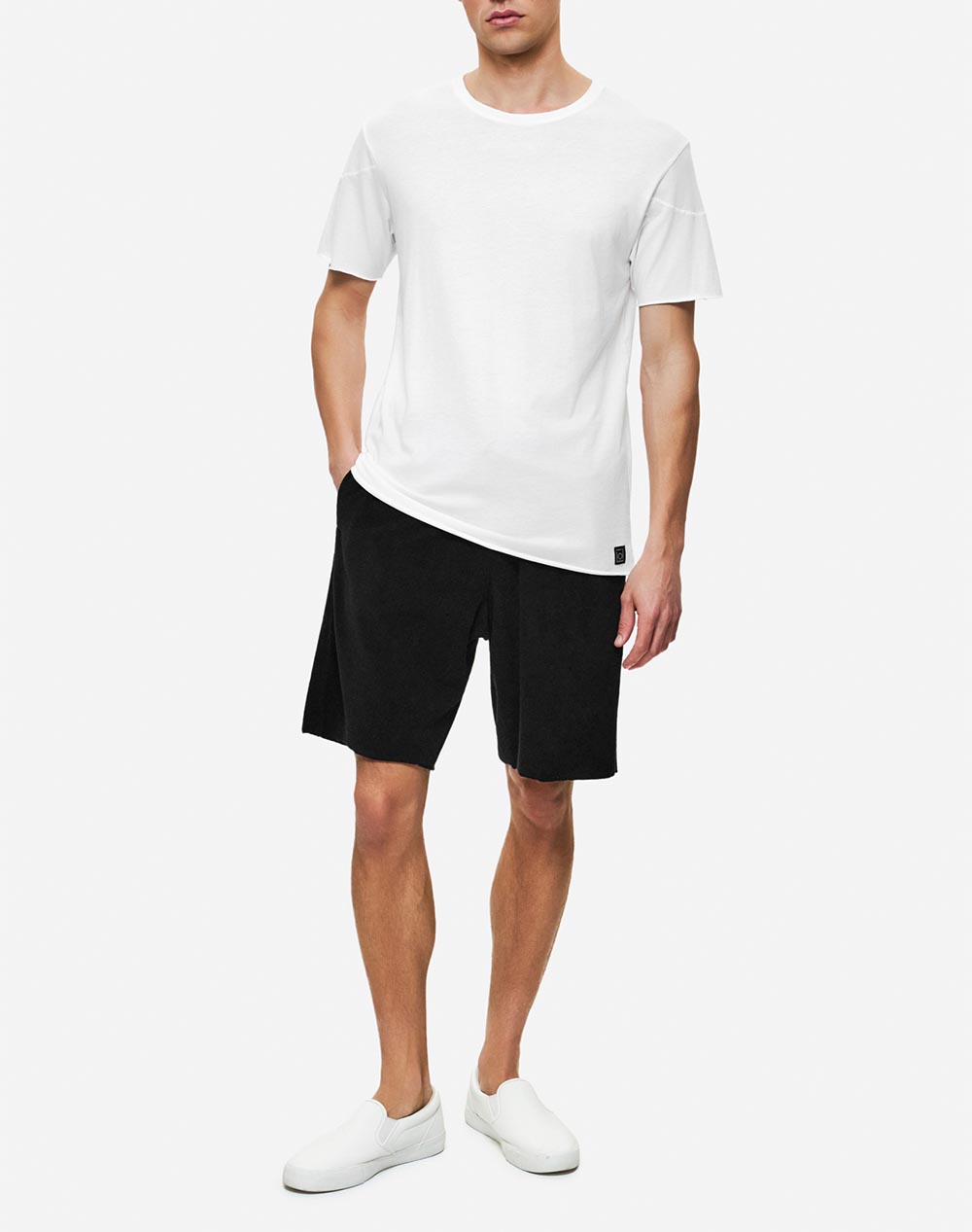 Dirty Laundry Open Stitches T-Shirt Dlmt000656-White White ανδρικά ρούχα μπλούζες Politikos Shop Πολιτικός
