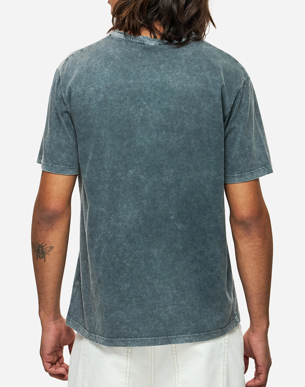 DIRTY LAUNDRY Regular Fit T-Shirt DLMT000640-VINTAGE GREY DarkGray φωτογραφία