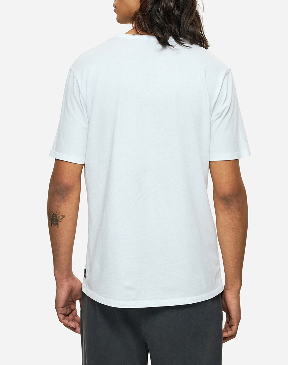 DIRTY LAUNDRY Regular Fit T-Shirt DLMT000640-WHITE White φωτογραφία