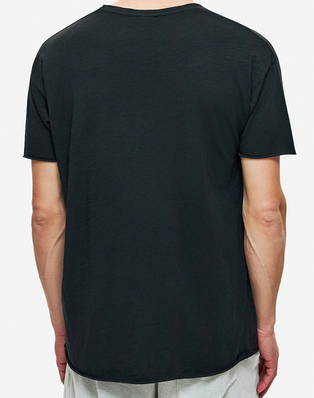 DIRTY LAUNDRY RELAXED SLEEVES T-SHIRT DLMT000637-BLACK Black φωτογραφία