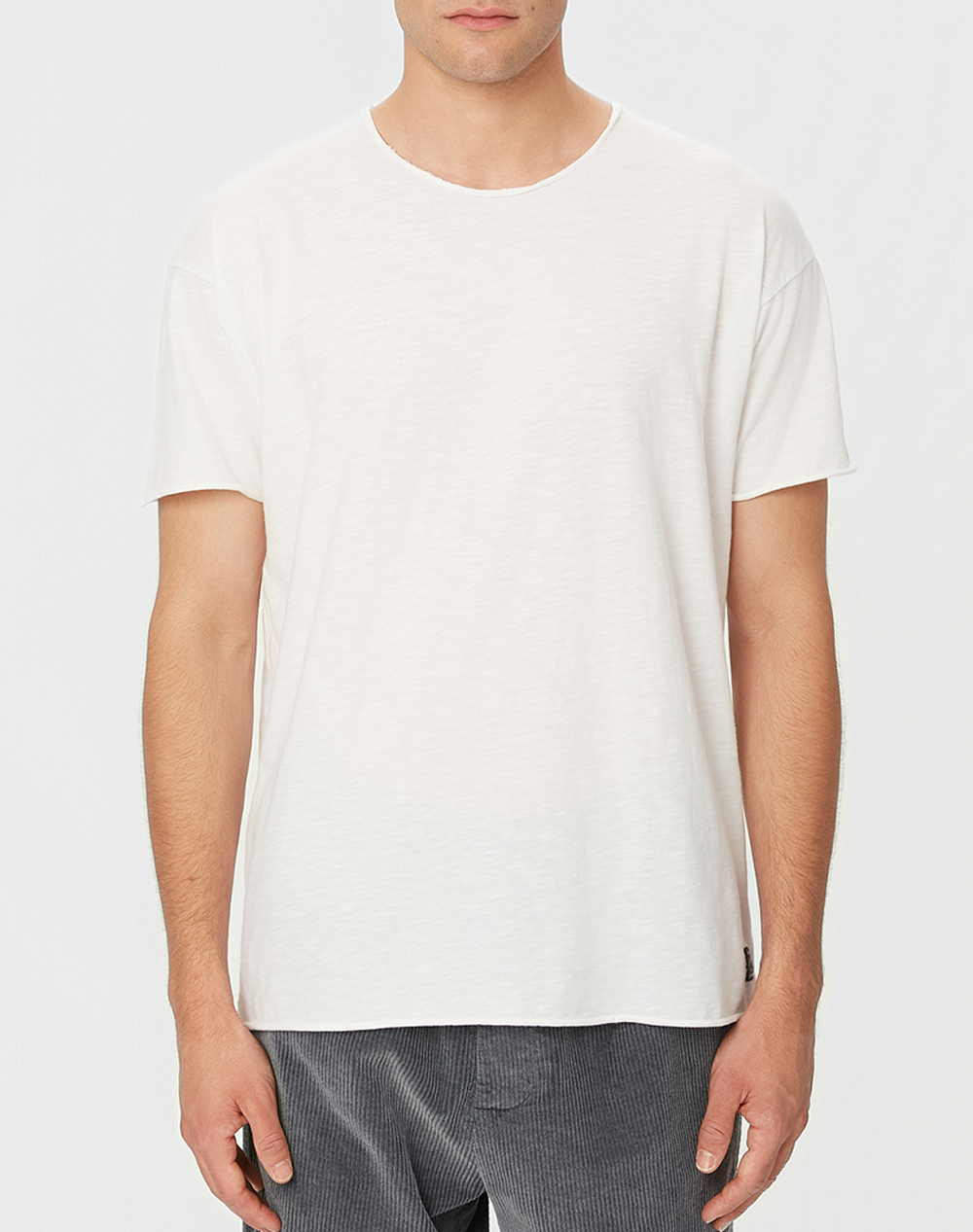 DIRTY LAUNDRY RELAXED SLEEVES T-SHIRT DLMT000637-WHITE White