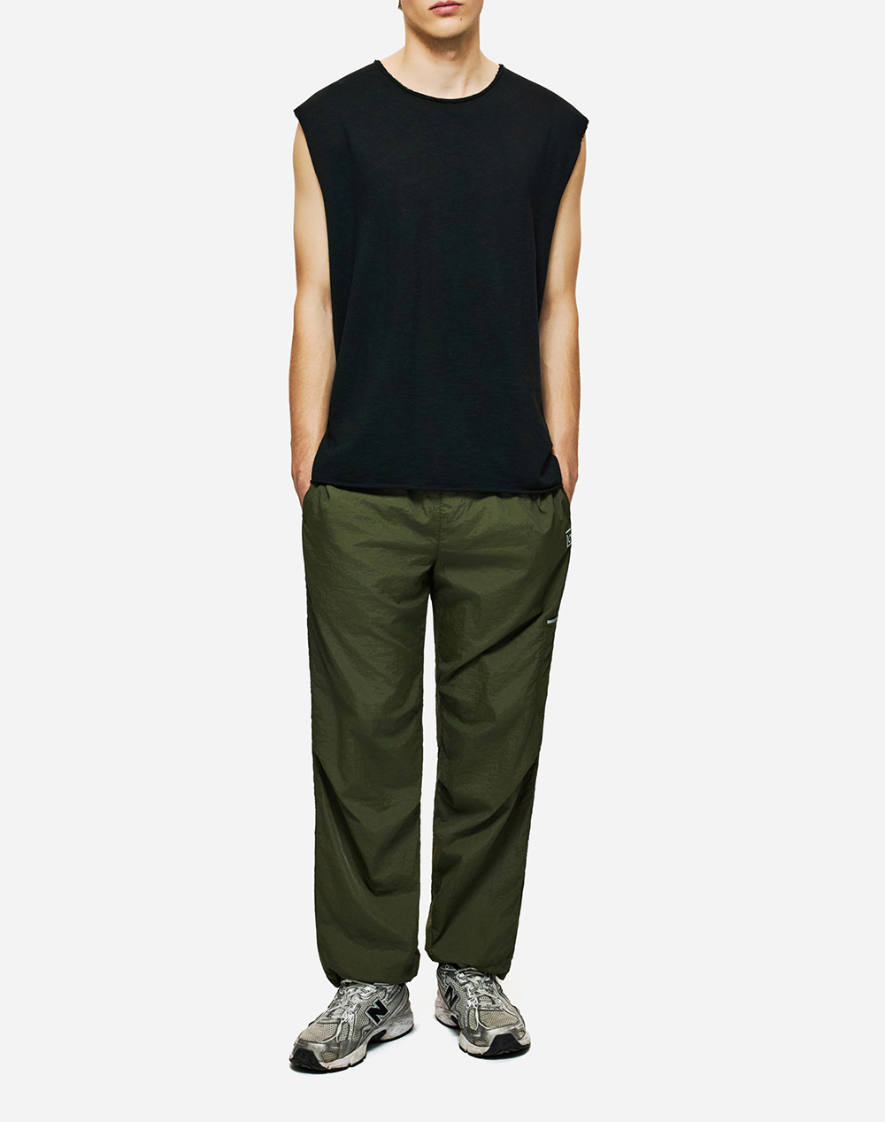 Dirty Laundry Slub Tank Top With Raw Edges Dlmtt000002-Black Black ανδρικά ρούχα μπλούζες T-Shirt Politikos Shop Πολιτικός