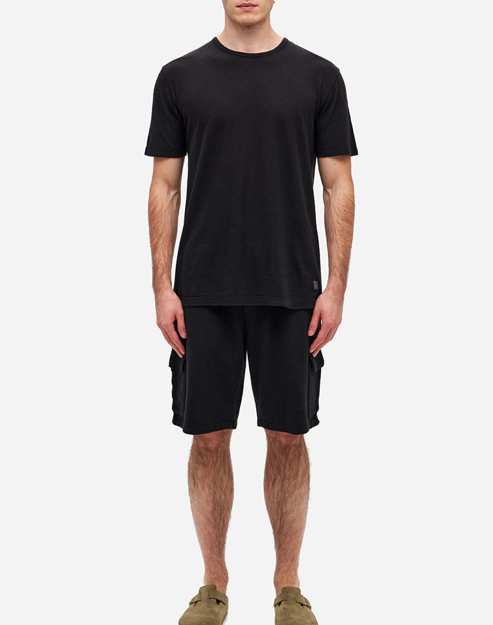 Dirty Laundry Linen T-Shirt Dlmt000639-Black Black ανδρικά ρούχα μπλούζες Politikos Shop Πολιτικός
