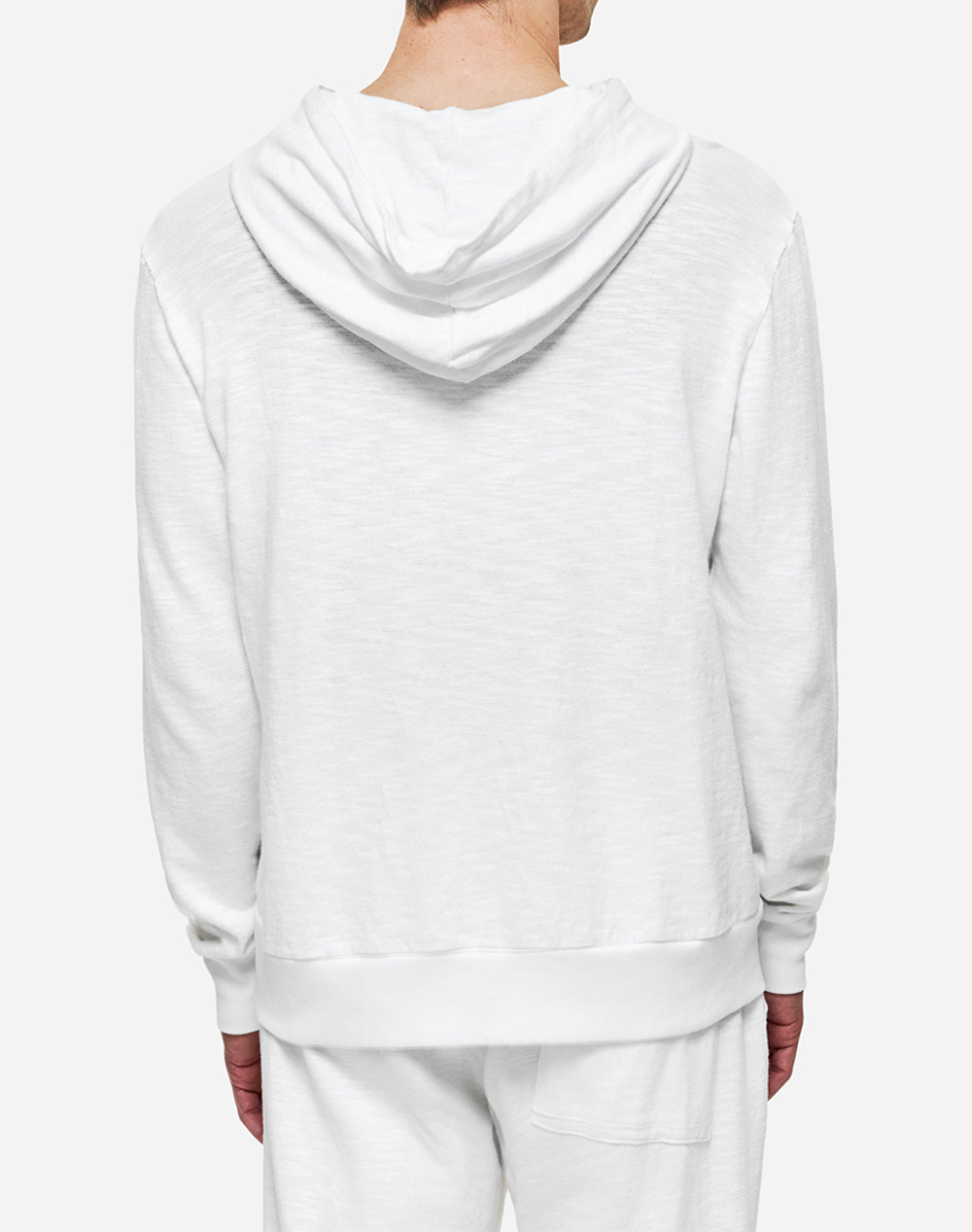 DIRTY LAUNDRY REGULAR KNITTED SLUB FULLZIP DLMF000201-WHITE White φωτογραφία