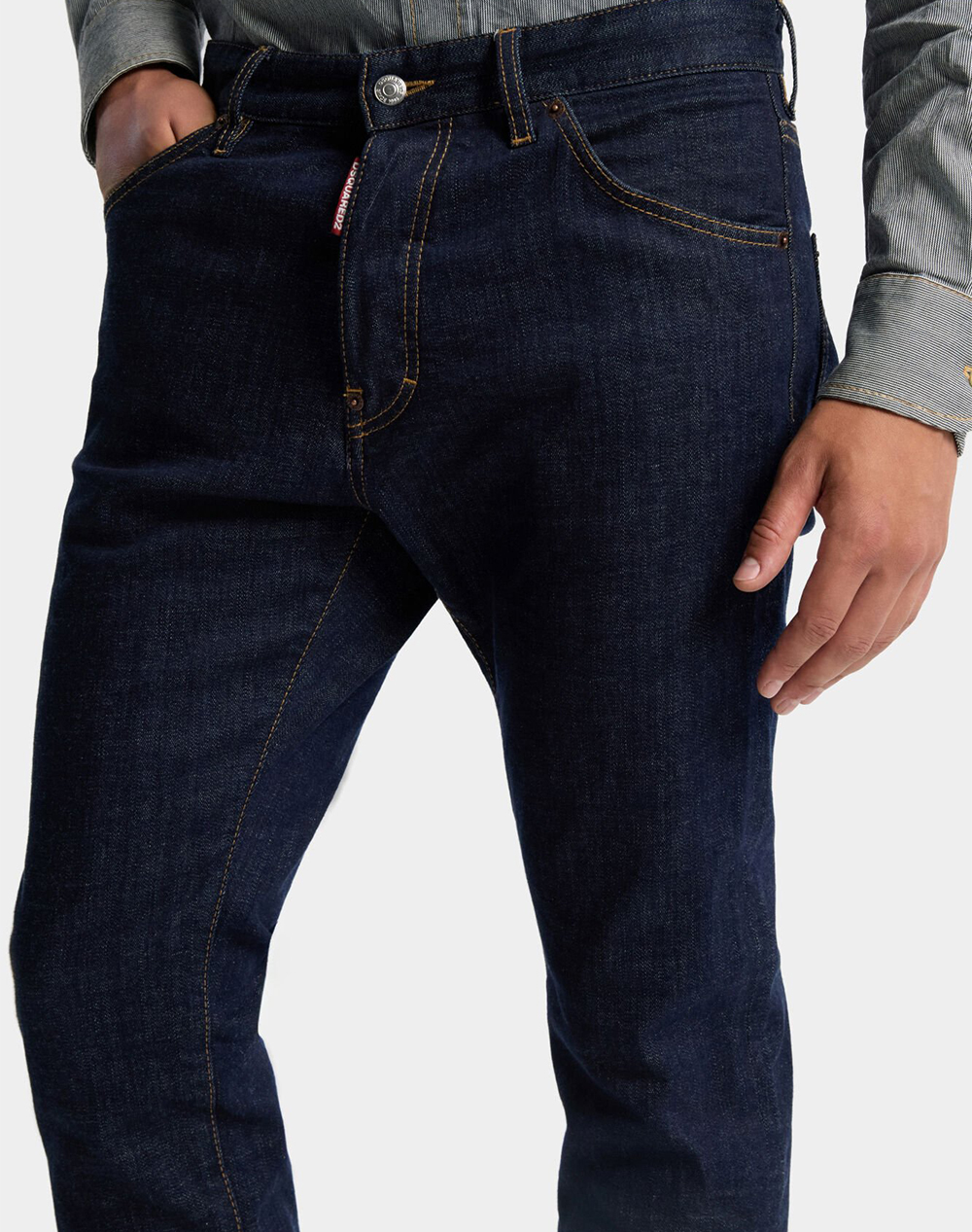 Dsquared2 Παντελόνι 5Τσεπο S74Lb1893S30664-470 Denimblue ανδρικά ρούχα παντελόνια Jeans Politikos Shop Πολιτικός