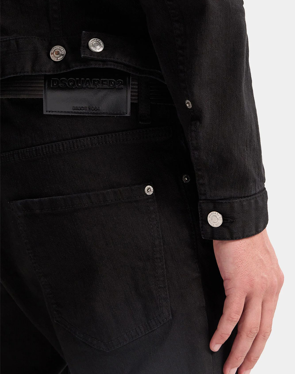 Dsquared2 Παντελόνι 5Τσεπο S74Lb1907S39781-900 Black ανδρικά ρούχα παντελόνια Jeans Politikos Shop Πολιτικός