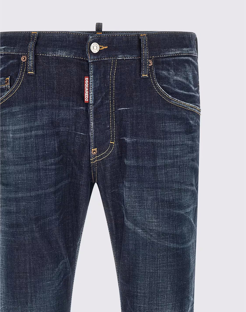 Dsquared2 Παντελόνι 5Τσεπο S74Lb1929D30010-470 Denimdarkblue ανδρικά ρούχα παντελόνια Jeans Politikos Shop Πολιτικός