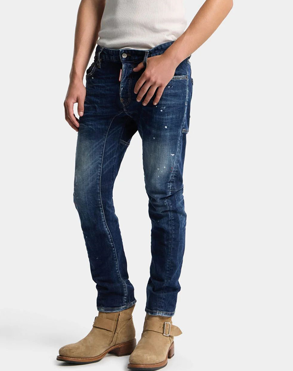 DSQUARED2 ΠΑΝΤΕΛΟΝΙ 5ΤΣΕΠΟ S74LB1897S30664-470 DenimBlue