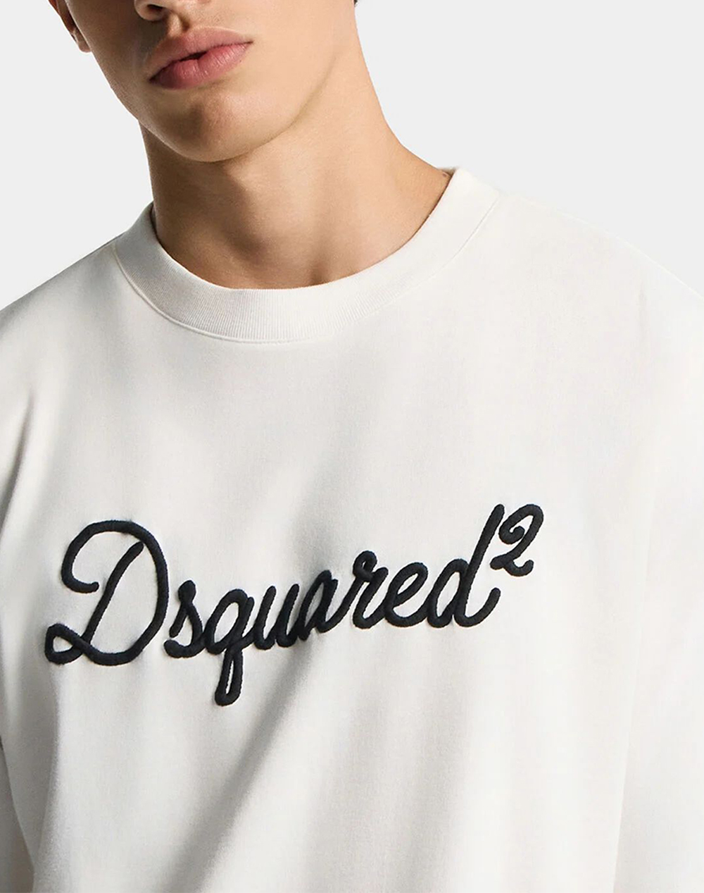 Dsquared2 Μπλούζα S74Gd1524D20106-100 White ανδρικά ρούχα μπλούζες T-Shirt Politikos Shop Πολιτικός