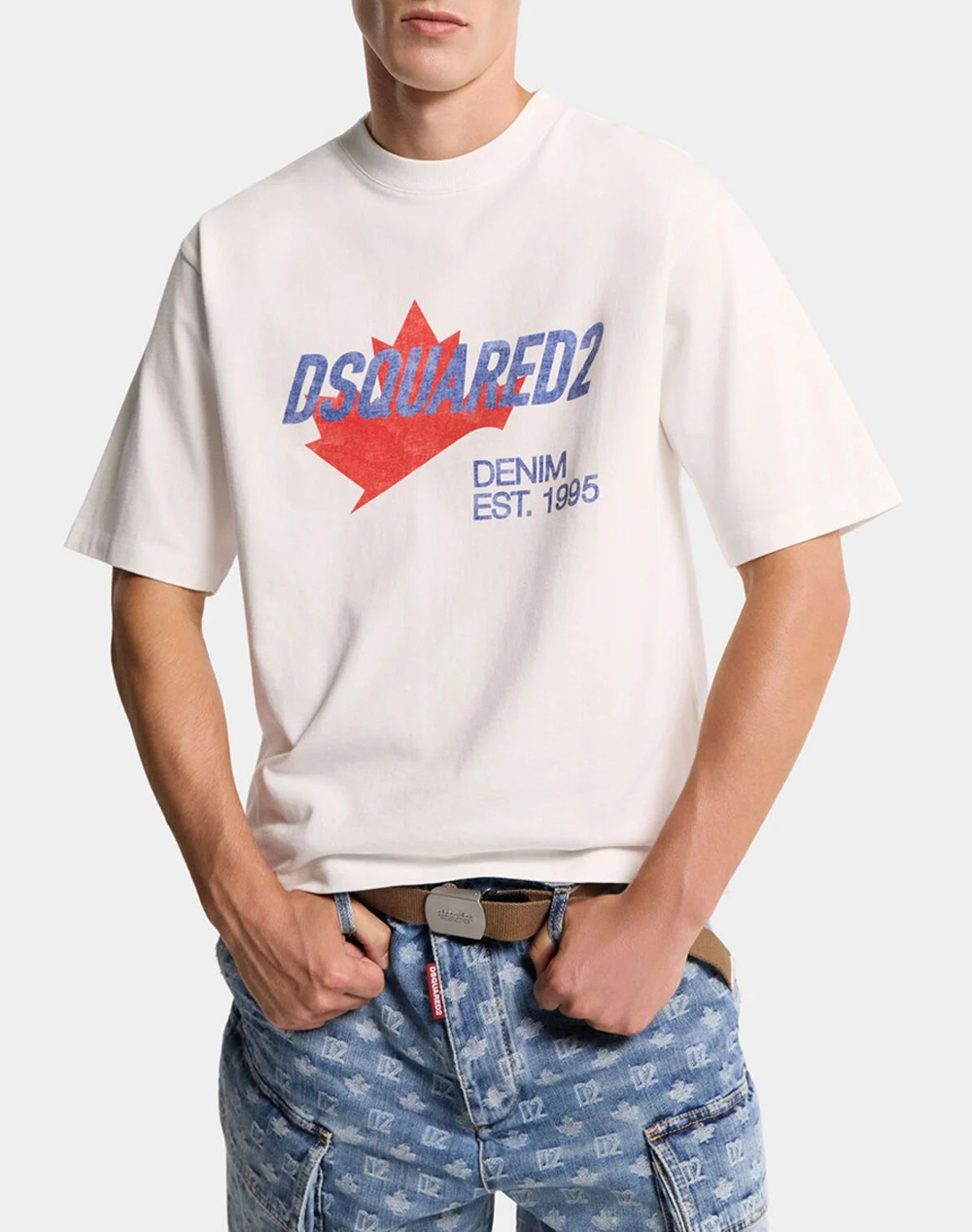 DSQUARED2 ΜΠΛΟΥΖΑ S74GD1556D20106-100 OffWhite