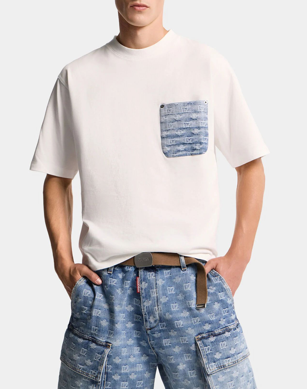 DSQUARED2 ΜΠΛΟΥΖΑ S74GD1554D20106-100 White