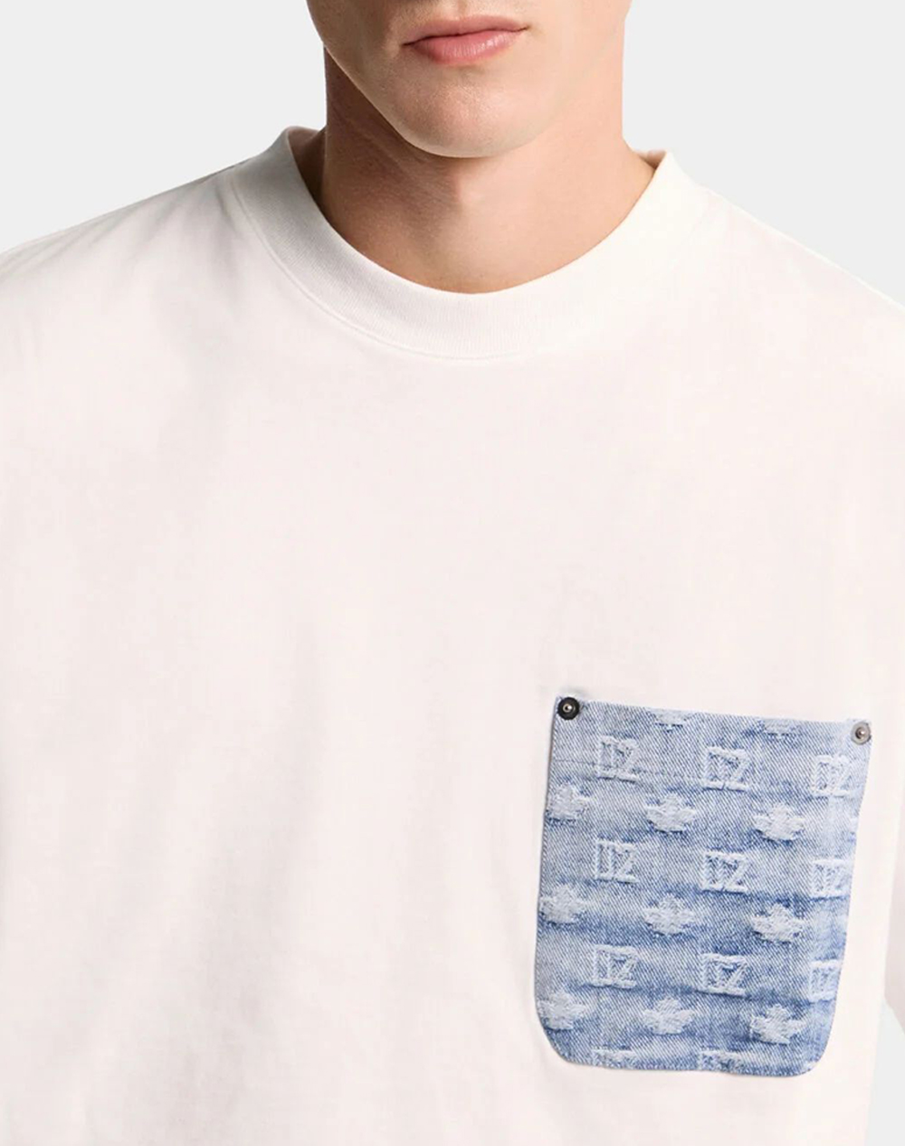 Dsquared2 Μπλούζα S74Gd1554D20106-100 White ανδρικά ρούχα μπλούζες T-Shirt Politikos Shop Πολιτικός