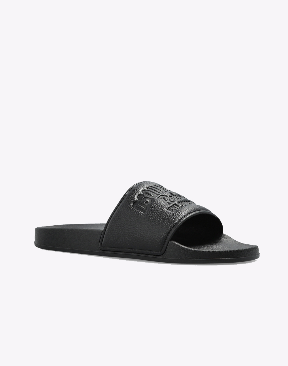 DSQUARED2 FLAT SANDALS FSM009035008878-2124 TotalBlack φωτογραφία