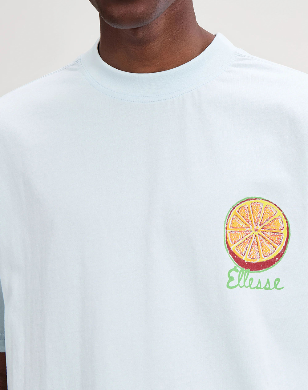 Ellesse Mens Graphics The Citrus Tee Μπλούζα Ανδρικό Shd23805-426 Lightblue ανδρικά ρούχα μπλούζες T-Shirt Politikos Shop Πολιτικός