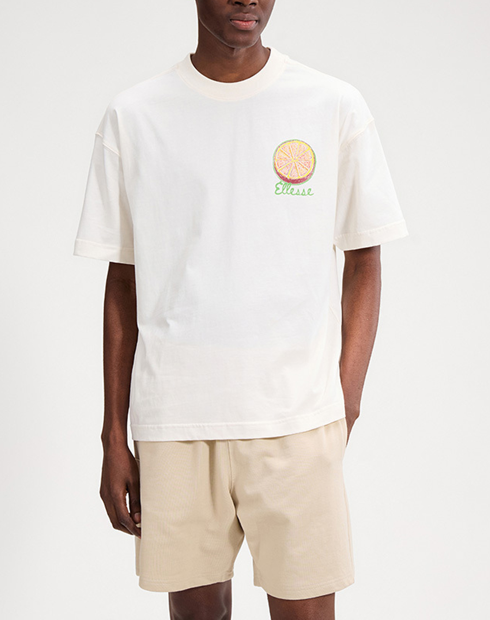 ELLESSE MENS GRAPHICS THE CITRUS TEE ΜΠΛΟΥΖΑ ΑΝΔΡΙΚΟ SHD23805-904 OffWhite