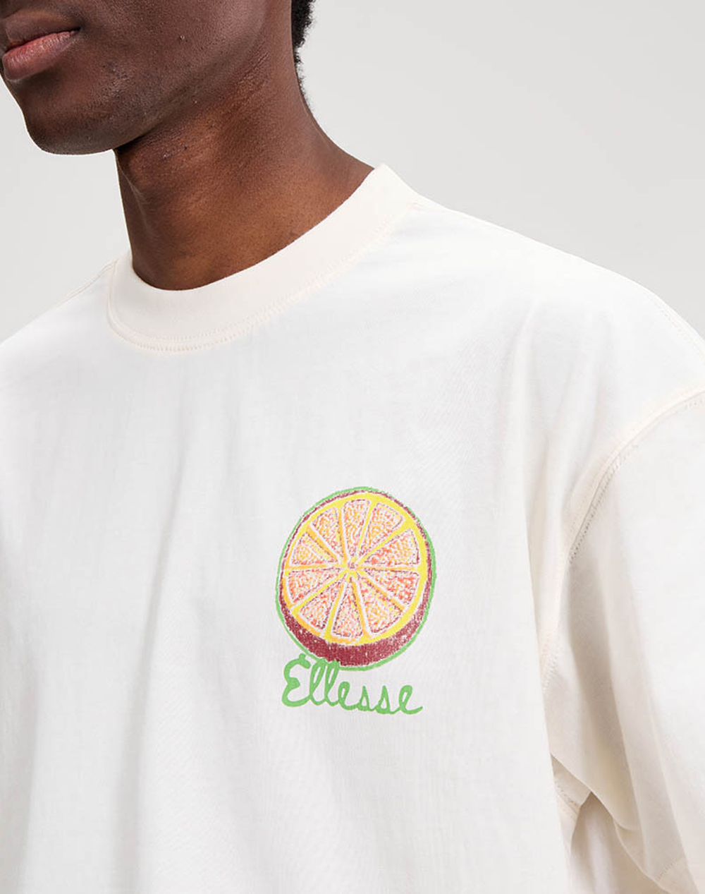 Ellesse Mens Graphics The Citrus Tee Μπλούζα Ανδρικό Shd23805-904 Offwhite ανδρικά ρούχα μπλούζες T-Shirt Politikos Shop Πολιτικός