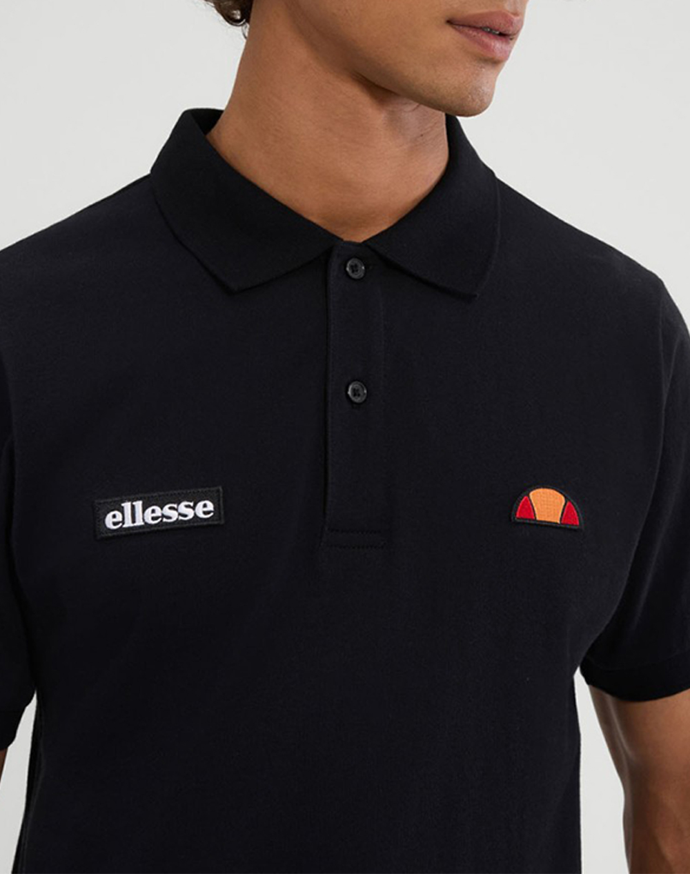 Ellesse Classics Lessepsia Polo Μπλούζα Ανδρικό Shb01004-011 Black ανδρικά ρούχα μπλούζες Politikos Shop Πολιτικός