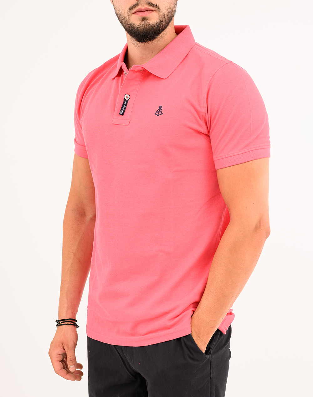EXPLORER ΜΠΛΟΥΖΑ POLO BASIC 2621102000-CORAL LightCoral