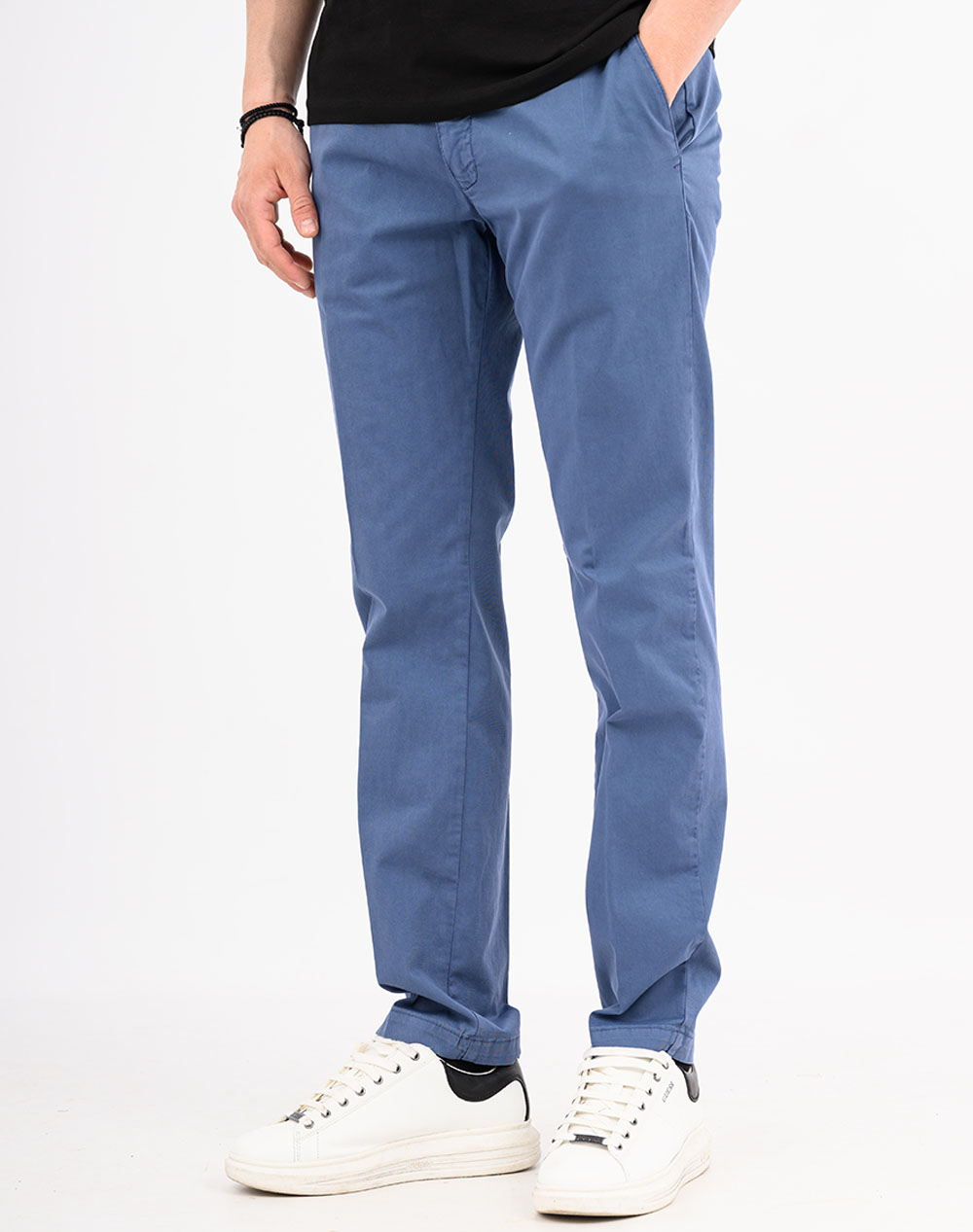 Four Ten Chino Παντελόνι T910100003-061 Blue ανδρικά ρούχα παντελόνια Chinos Politikos Shop Πολιτικός