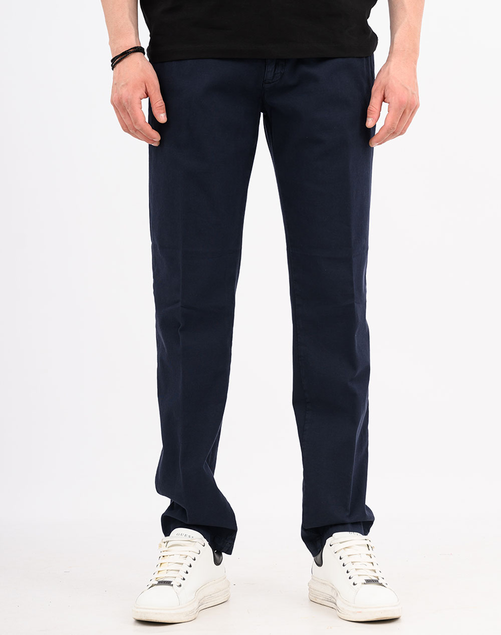 Four Ten Παντελόνι Chino T910100030-11 Darkblue ανδρικά ρούχα παντελόνια Chinos Politikos Shop Πολιτικός
