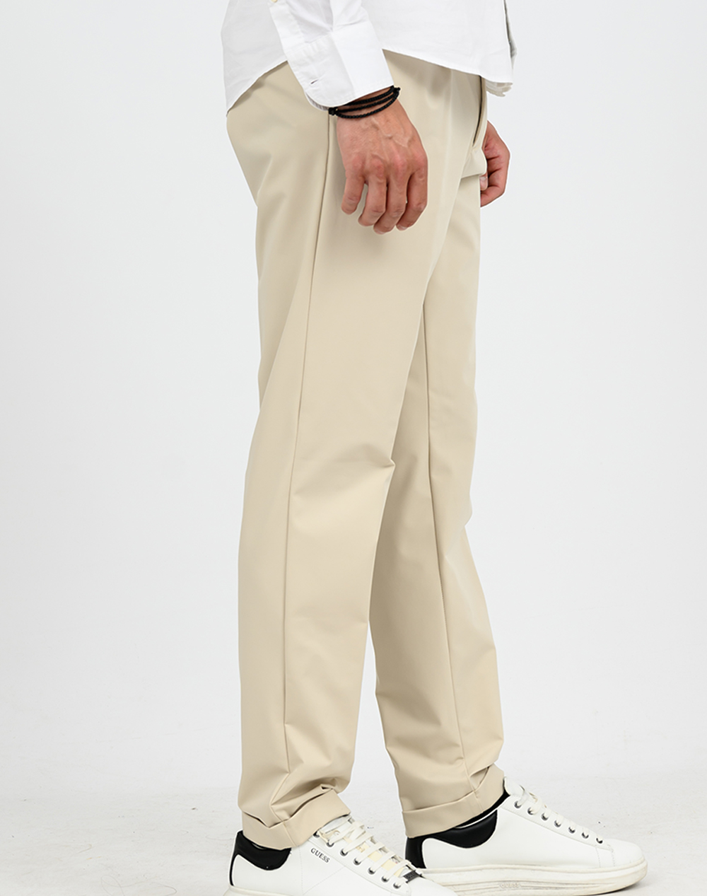Four Ten Chino T9189L100197-00023 Biege ανδρικά ρούχα παντελόνια Chinos Politikos Shop Πολιτικός