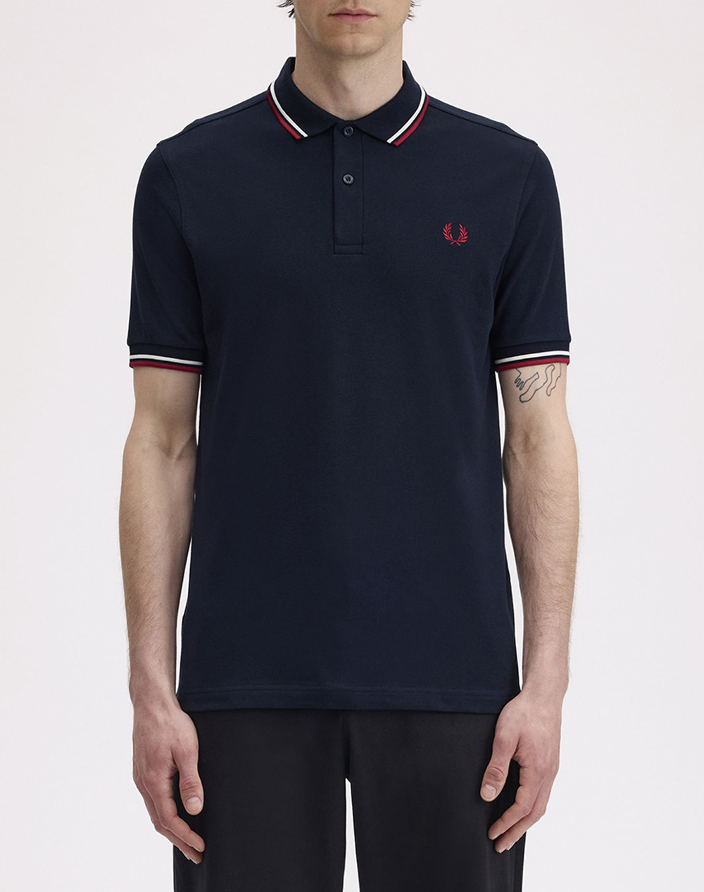 FRED PERRY ΜΠΛΟΥΖΕΣ FRED PERRY M3600-T55 NavyBlue