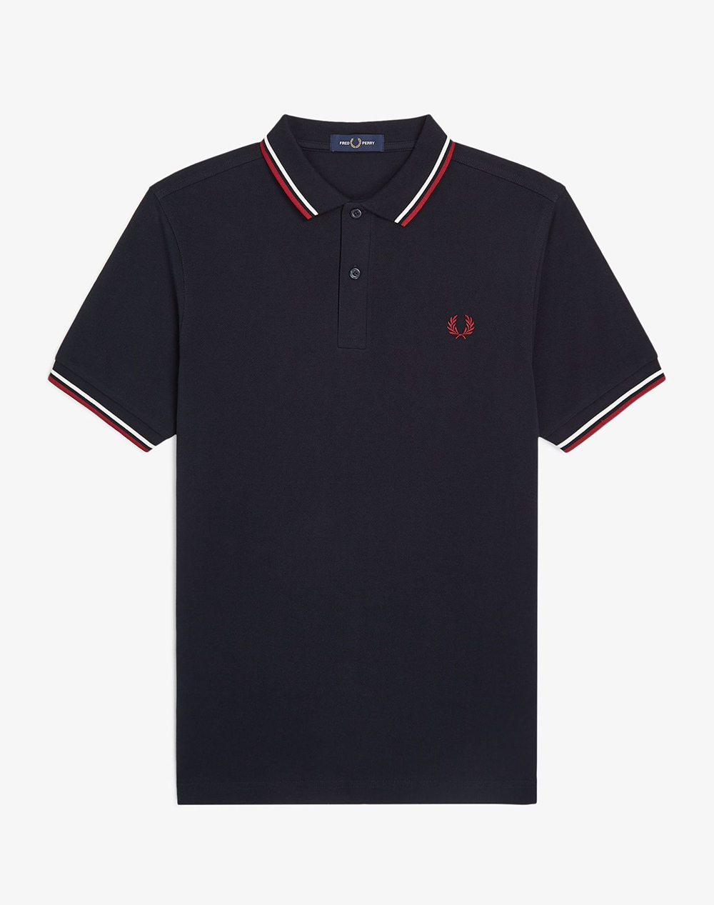 Fred Perry Μπλούζες M3600-T55 Navyblue ανδρικά ρούχα μπλούζες Polo Politikos Shop Πολιτικός