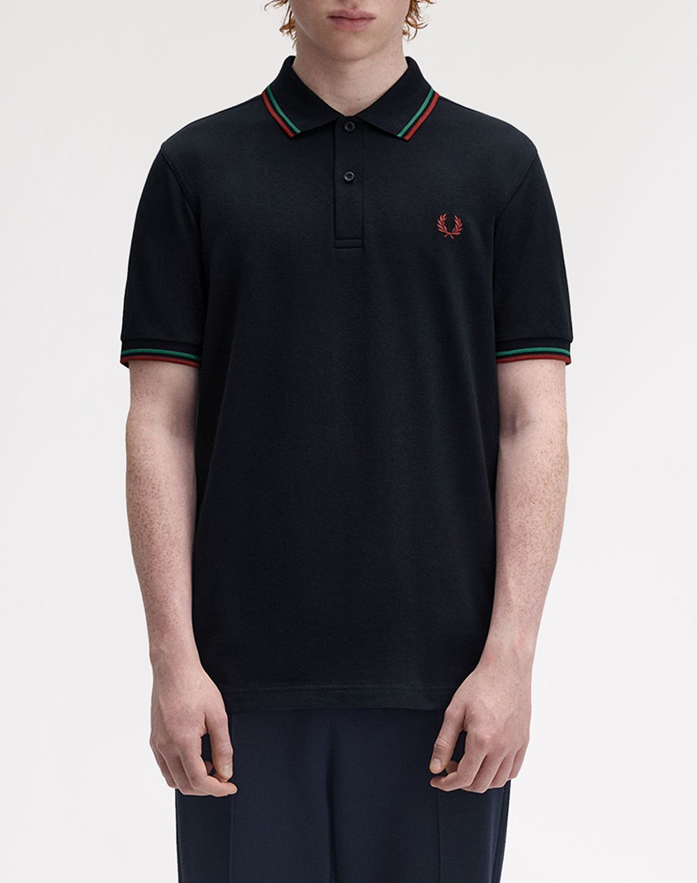 FRED PERRY ΜΠΛΟΥΖΕΣ FRED PERRY M3600-Z58 OceanBlue