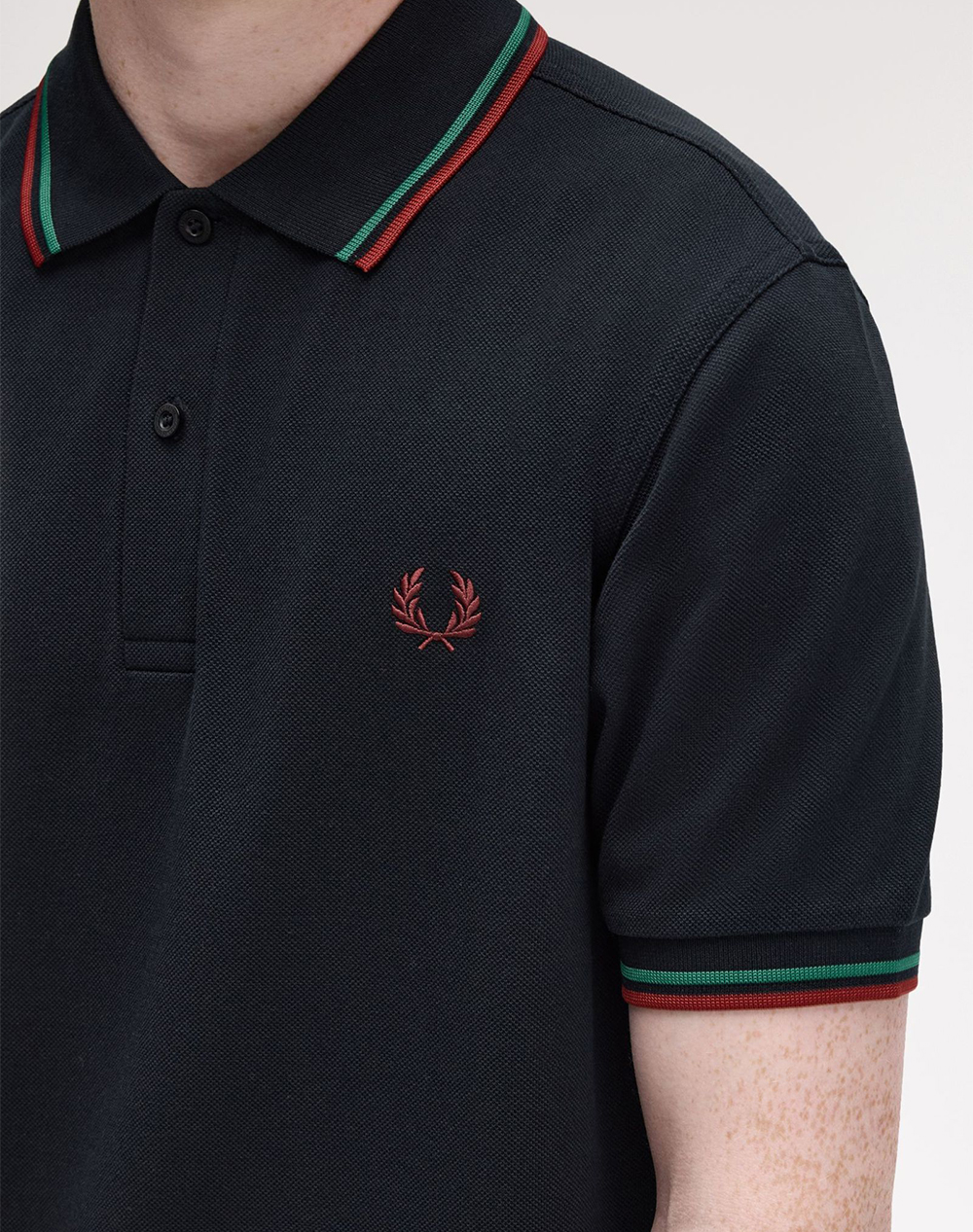 Fred Perry Μπλούζες M3600-Z58 Oceanblue ανδρικά ρούχα μπλούζες Polo Politikos Shop Πολιτικός