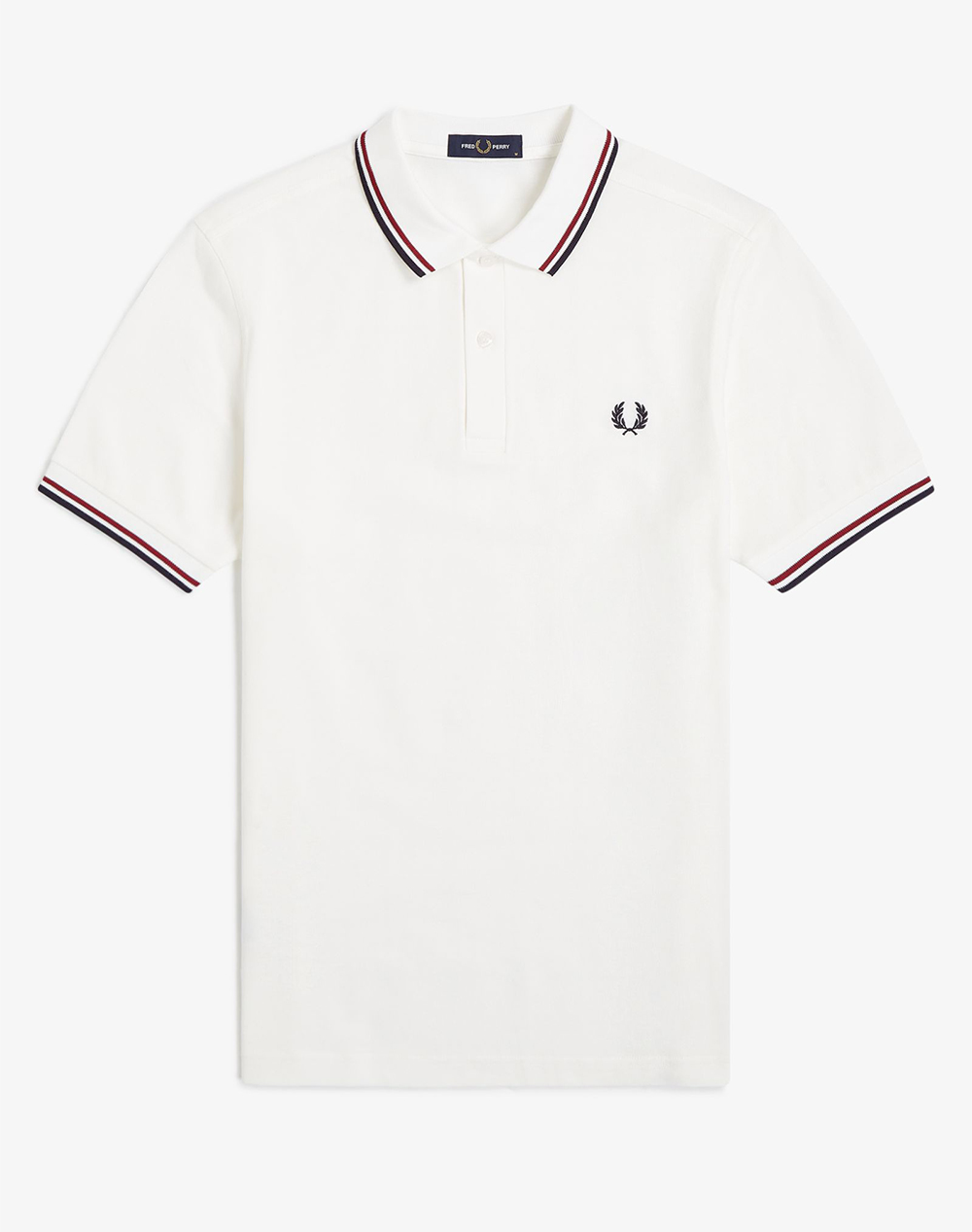 Fred Perry Μπλούζες M3600-T60 Offwhite ανδρικά ρούχα μπλούζες Polo Politikos Shop Πολιτικός