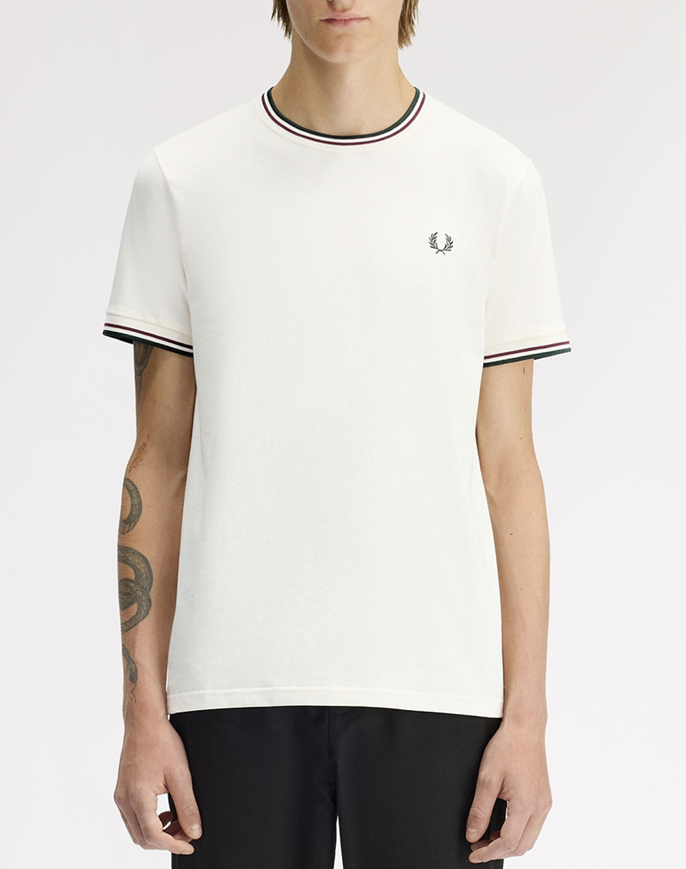 FRED PERRY ΜΠΛΟΥΖΕΣ FRED PERRY M1588-84A Cream