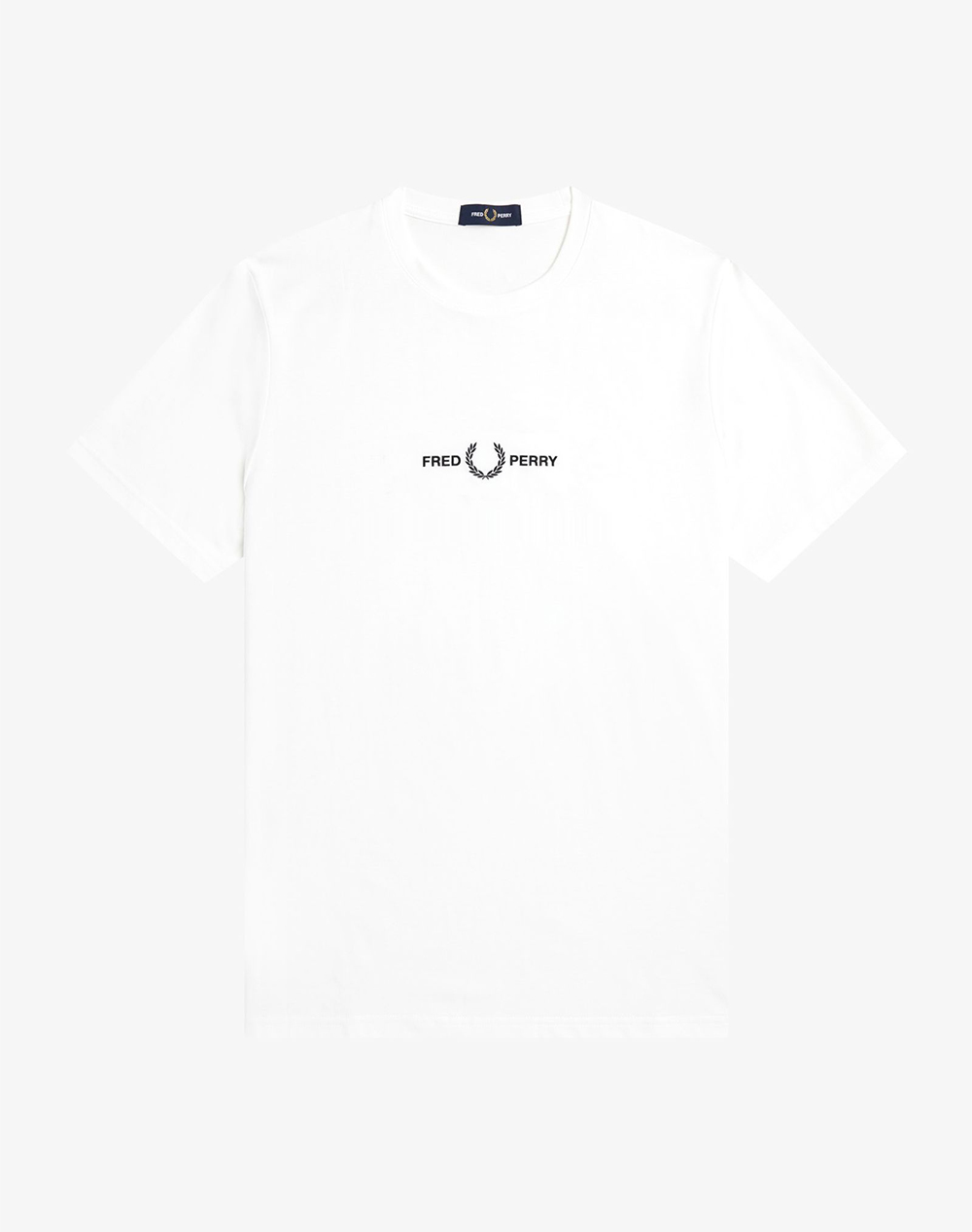 Fred Perry Μπλούζες M4580-100 White ανδρικά ρούχα μπλούζες T-Shirt Politikos Shop Πολιτικός